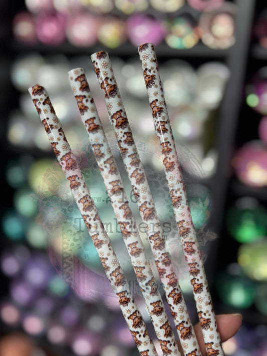 470Highland Cow Straw 32 - 40oz - 216 Tumblers