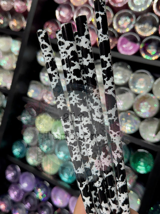 474 White Cowhide Straw 32 - 40oz - 216 Tumblers