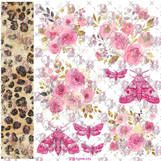 478 PRETTY IN PINK - 216 Tumblers