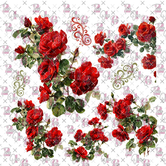 486 RED ROSES - 216 Tumblers