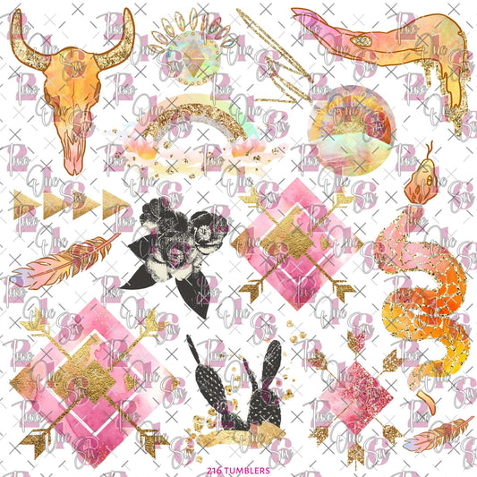 488 PASTEL SOMETHING - 216 Tumblers