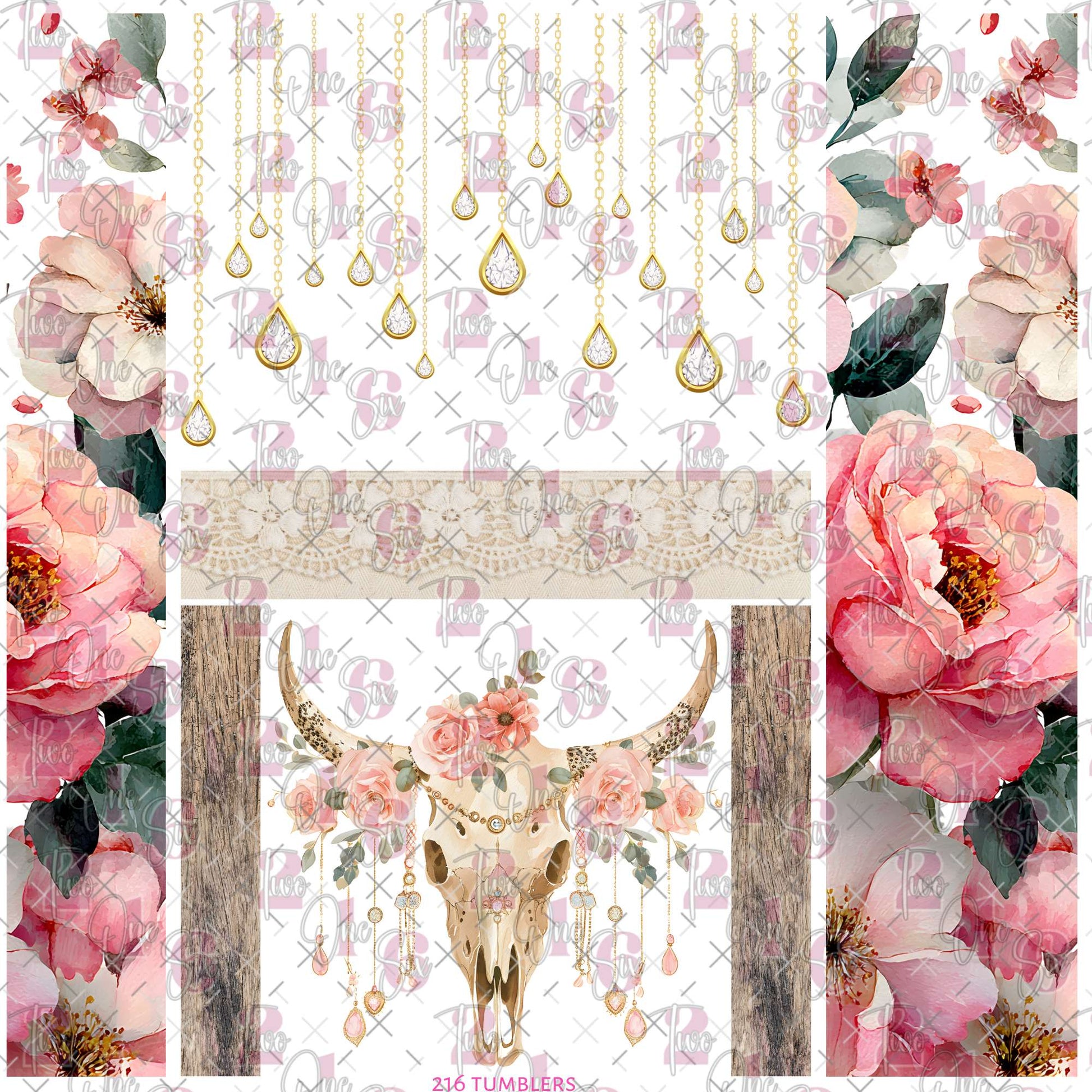 491 ELEGANT BULL - 216 Tumblers