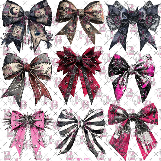495 GOTHIC/GRUNGE BOWS - 216 Tumblers