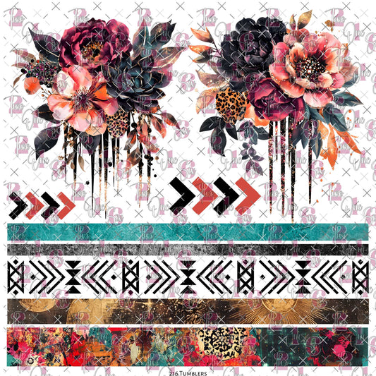 497 AZTEC LOVE - 216 Tumblers