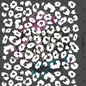 #10x10-80 Jagged Leopard WHITE Big Sheet