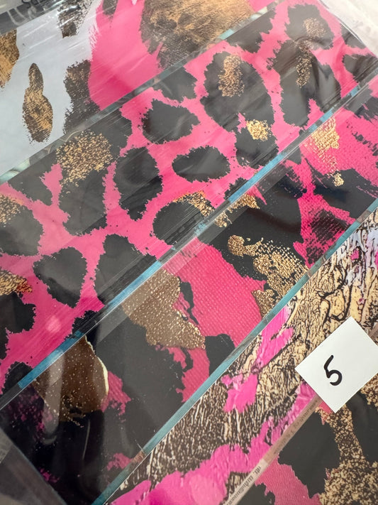 5 PACK OF 10x10 SIZED - MIXED UVDTF BUNDLE - 216 Tumblers