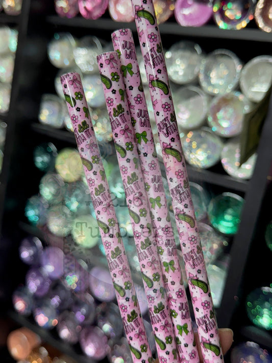 507 Pink Pickle Straw 32 - 40oz - 216 Tumblers