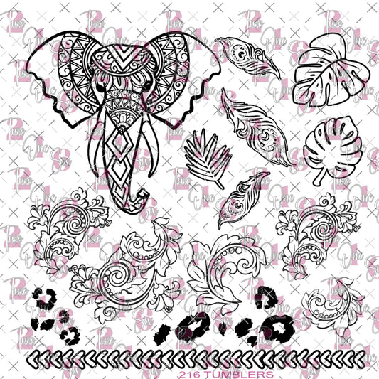 508 OUTLINES - 216 Tumblers