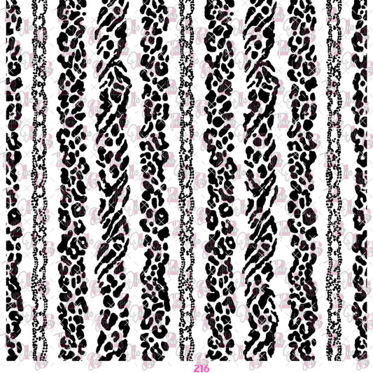 528 ANIMAL OUTLINE STRIPS - 216 Tumblers