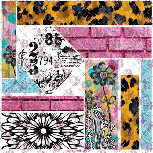 529 DIAMOND STRIPER - 216 Tumblers