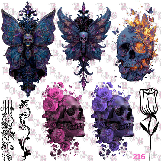 548 SKULL MADNESS II - 216 Tumblers