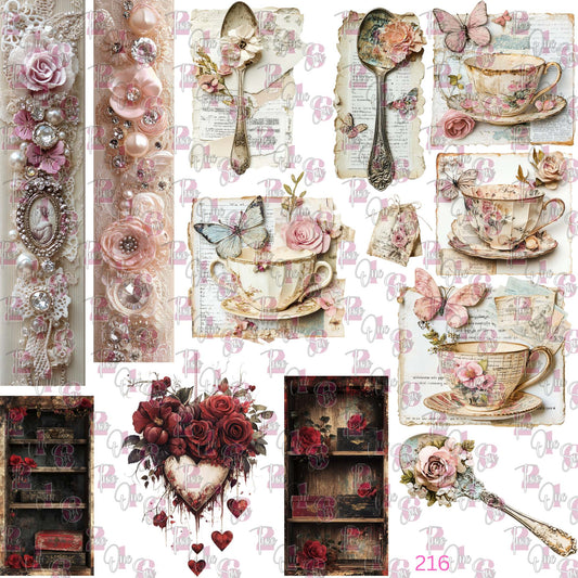 556 TEA TIME - 216 Tumblers