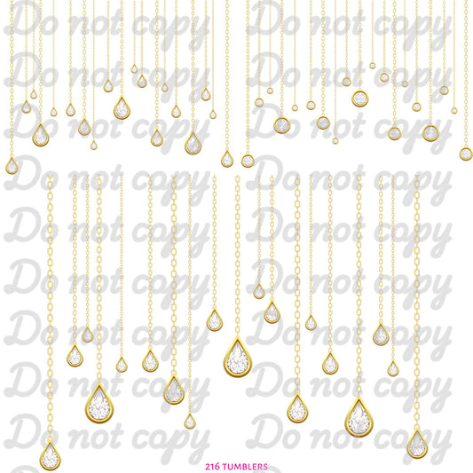 565 DROPS OF DIAMONDS - 216 Tumblers