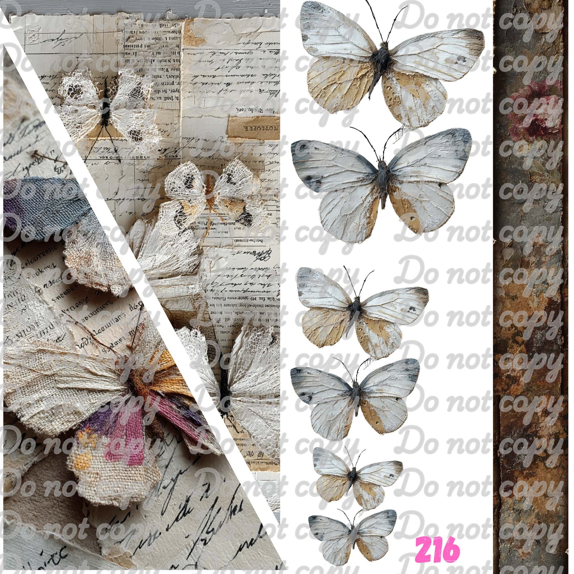 582 FLUTTERING ELEGANCE - 216 Tumblers