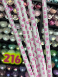 598 Pink Paw Prints (White) 32 - 40oz - 216 Tumblers