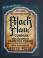 GLITTER UVDTF 114 BLACK FLAME TAN