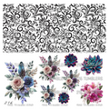 1083 TOOLED AND FLOWERS