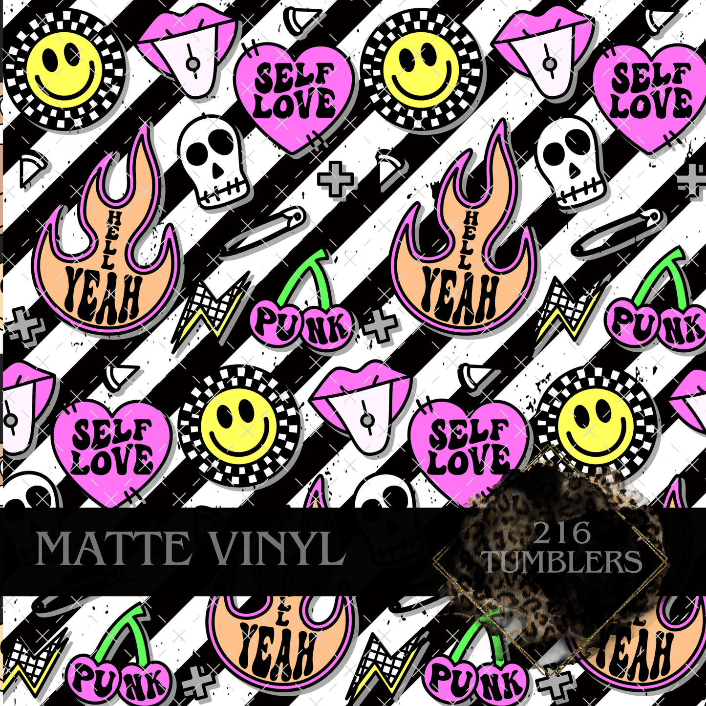 600 PUNK LOVE - 216 Tumblers