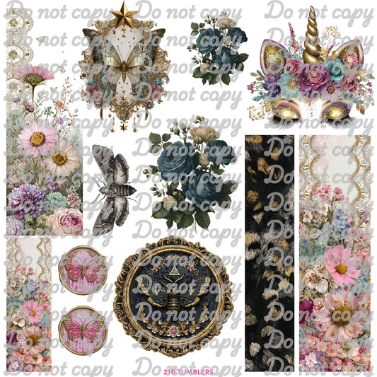 614 ETHEREAL GARDEN - 216 Tumblers