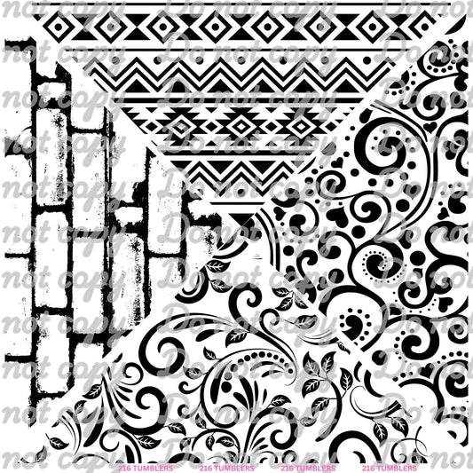 616 MIXED MEDIA 2 - UVDTF - 216 Tumblers