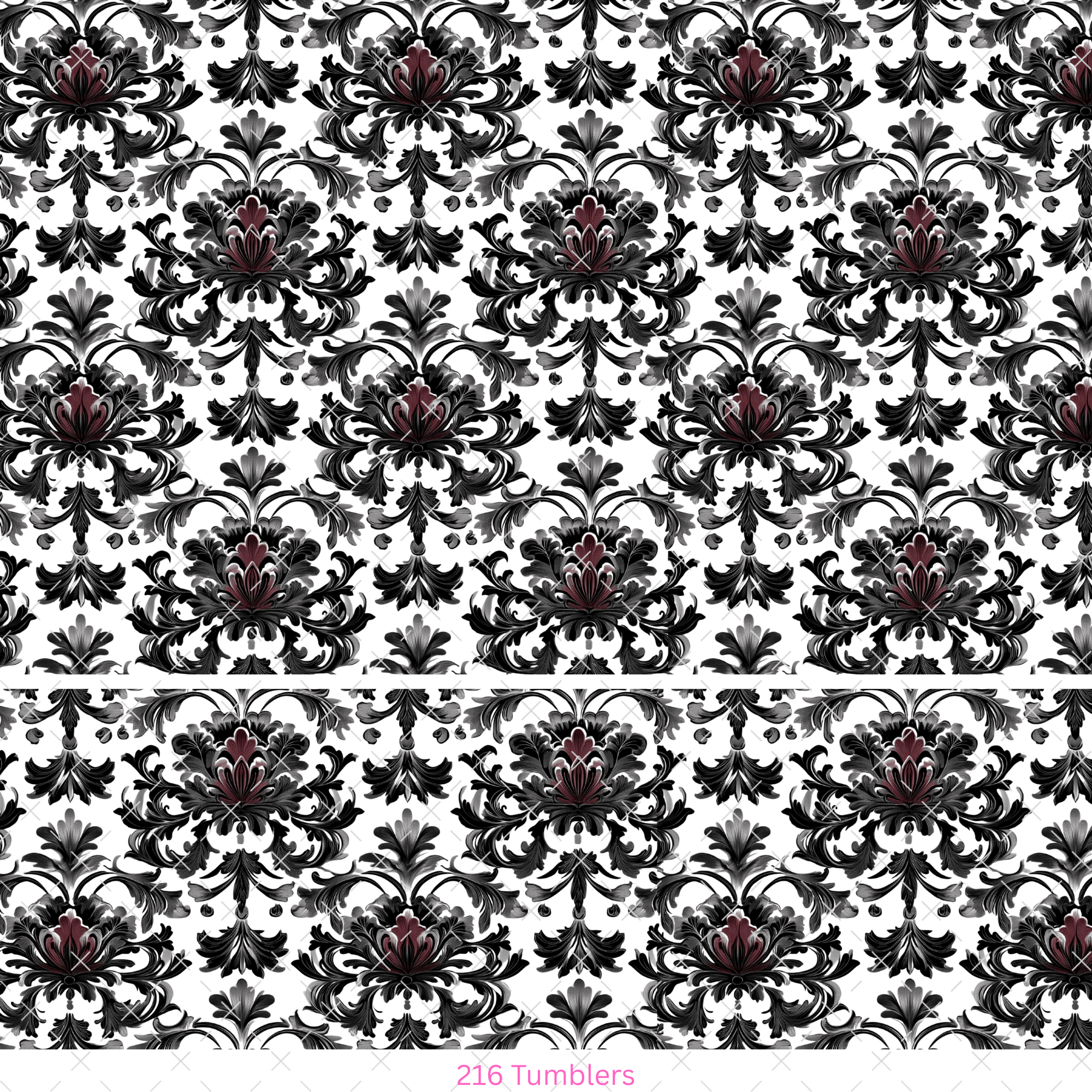 617 GOTHIC OUTINES - SEPERATED - 216 Tumblers