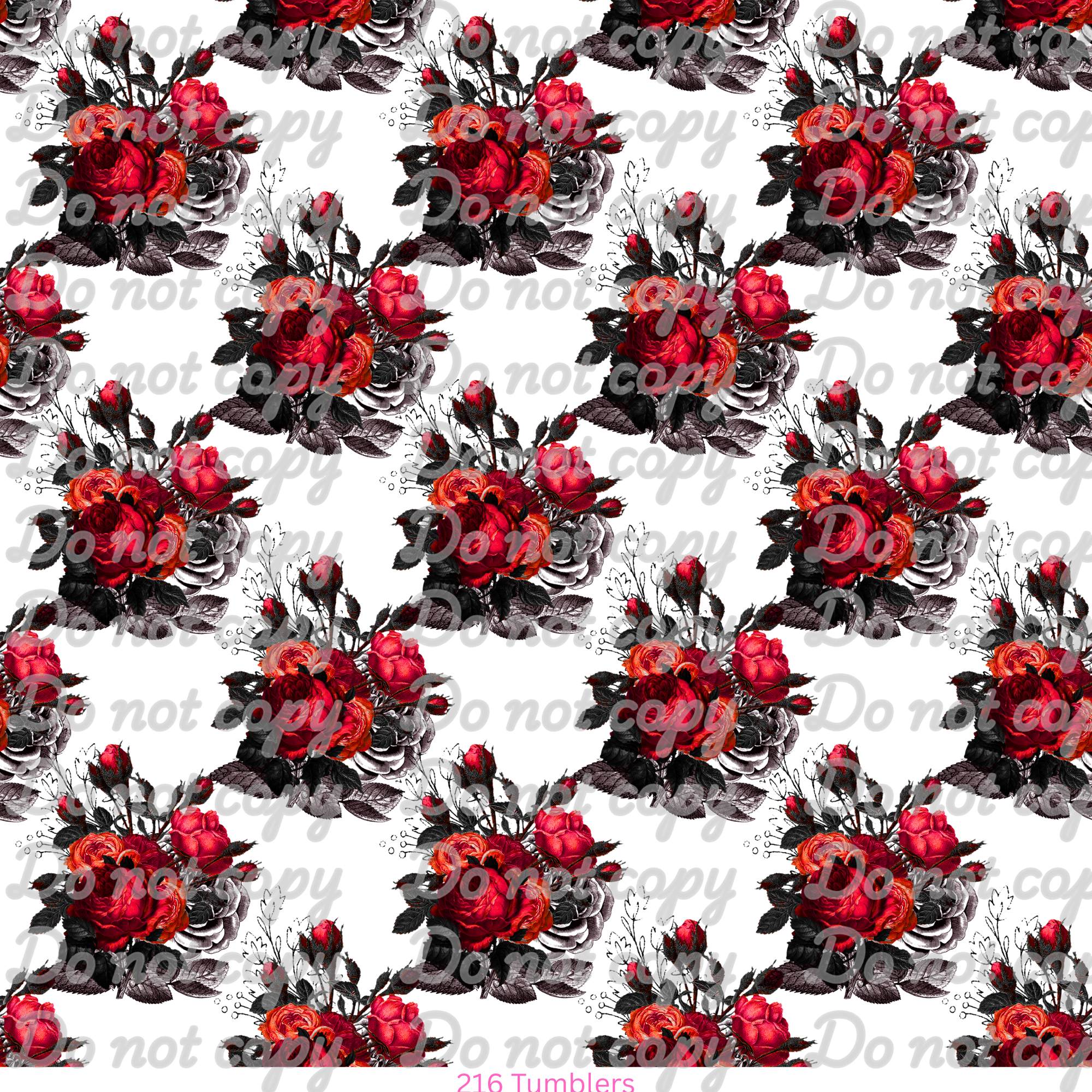 628 GOTHIC LOVE - 216 Tumblers