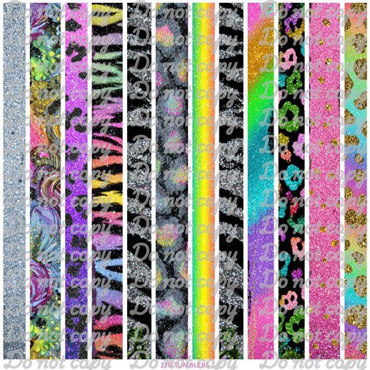 636 PARTY BANDS *** READ DESCRIPTION - 216 Tumblers