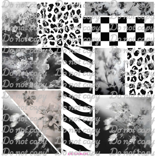 641 MONOCHROMATIC STUFF - 216 Tumblers