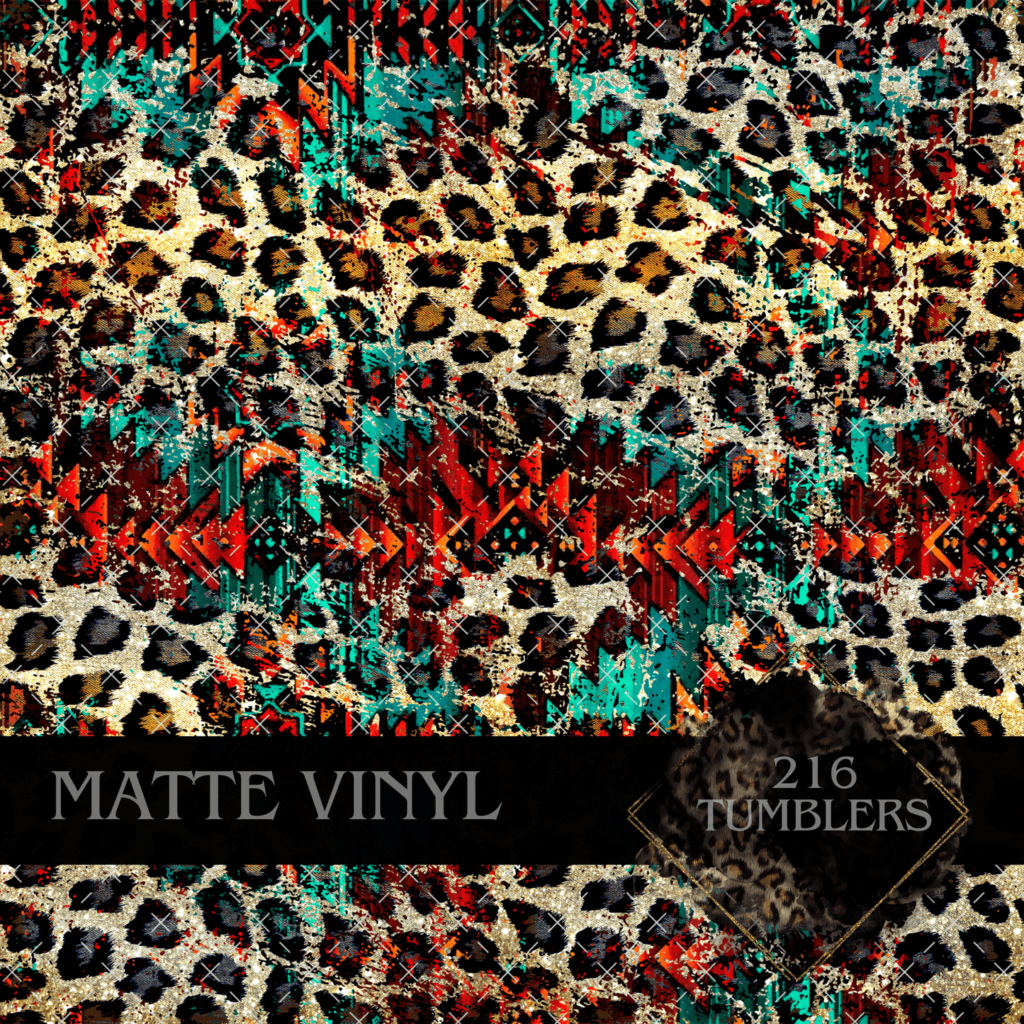 642 WESTERN LEOPARD - 216 Tumblers