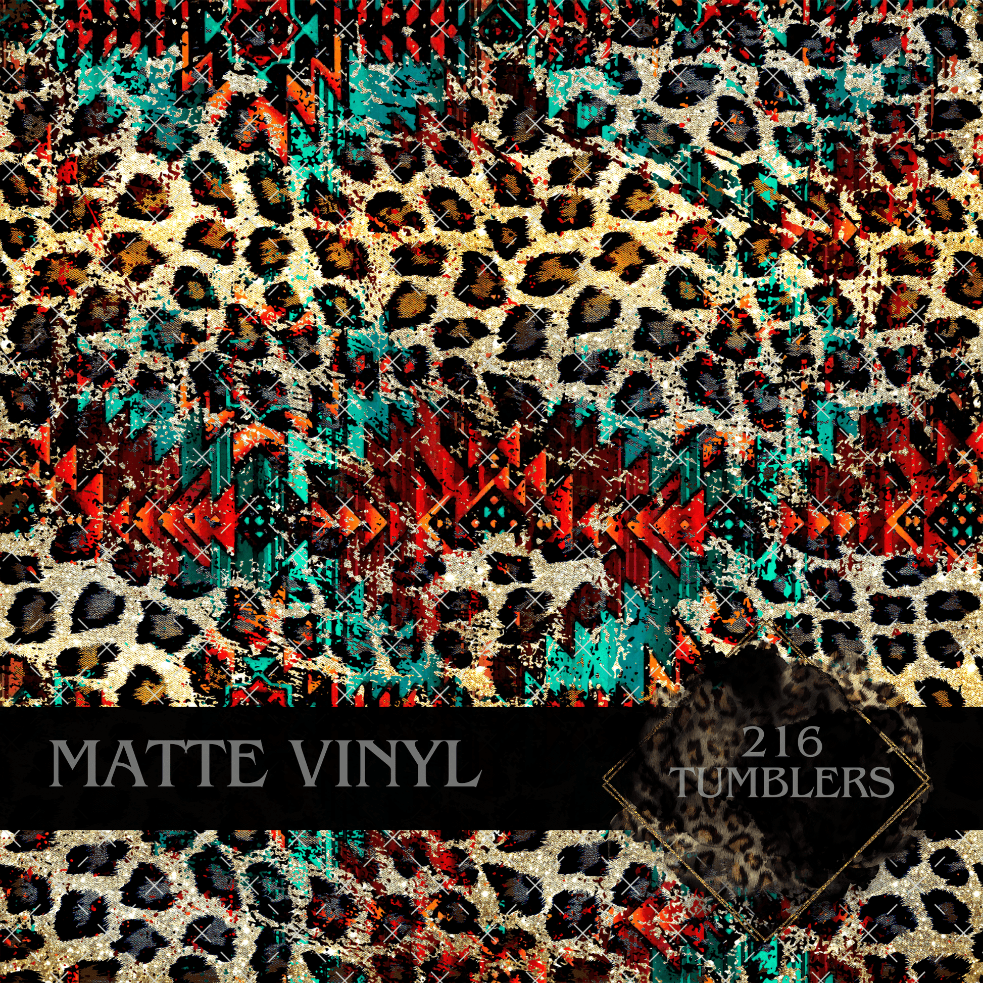 642 WESTERN LEOPARD - 216 Tumblers