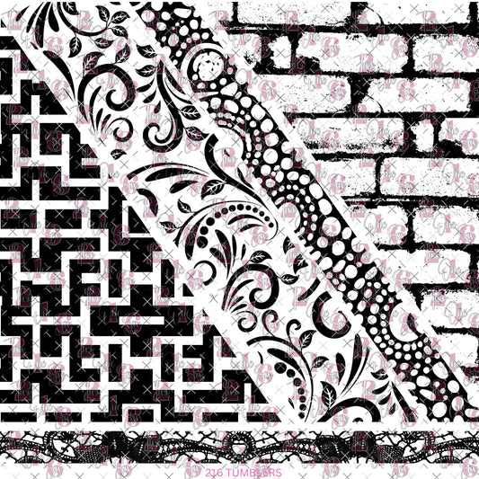 645 OUTLINE TEMPLATE BDAY DROP - 216 Tumblers