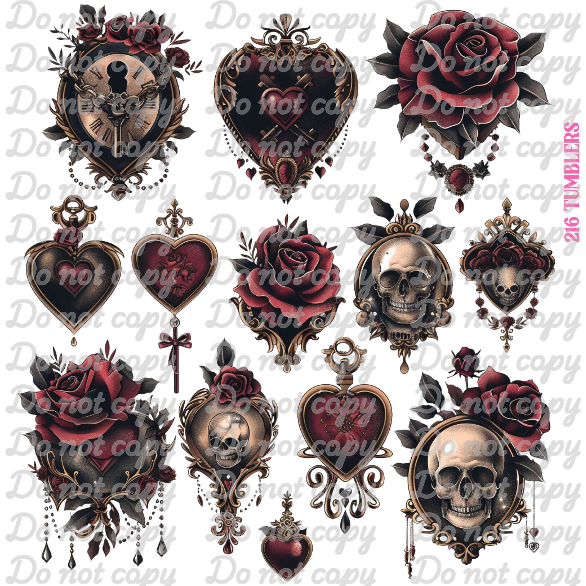 650 TATTOO STYLE STUFF - 216 Tumblers