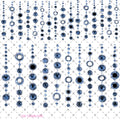 661 BLUE DANGLES BIRTHDAY DROP - 216 Tumblers