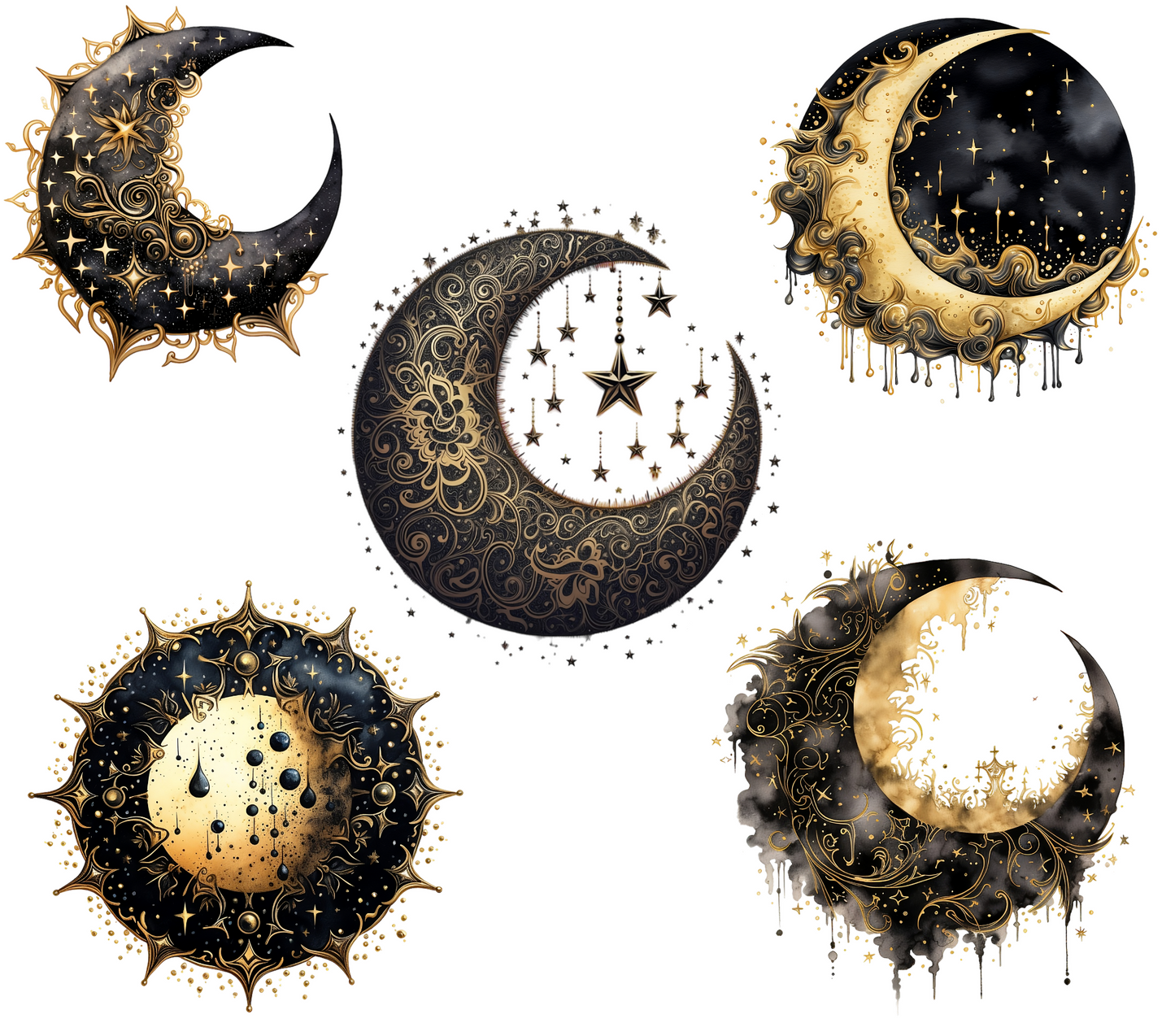 #20-67 Gothic Mystical Moons
