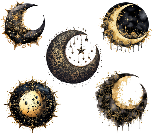 #20-67 Gothic Mystical Moons