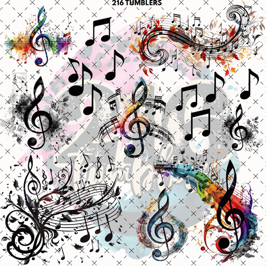 68 - 10X10 - MUSIC ERA - 216 Tumblers