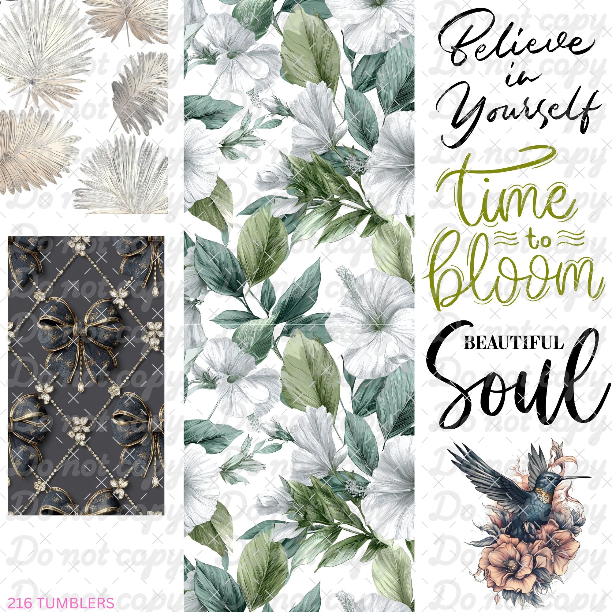 686 TIME TO BLOOM - 216 Tumblers