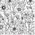 689 FLOWER OUTLINE - 216 Tumblers