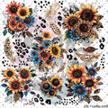 69 - 10X10 - FLORAL LEOAPRD MADNESS - 216 Tumblers