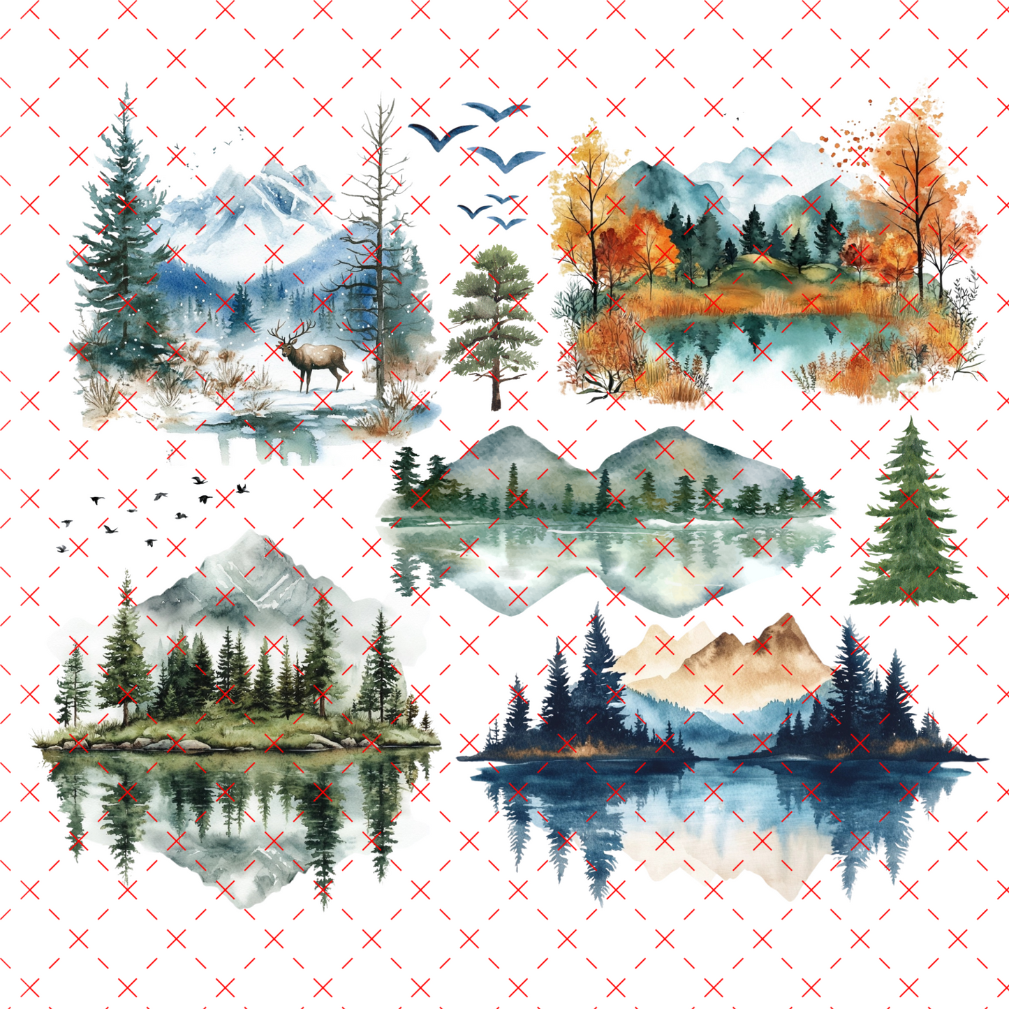20 -212  MOUNTAIN SCENES
