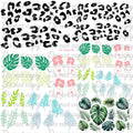 703 HAPPY FOX MONSTERA AND LEOPARD - 216 Tumblers