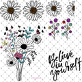 707 216 PAINTED FLORALS - 216 Tumblers