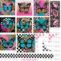 709 NONONO1123 BUTTERFLY BLOCKS - 216 Tumblers