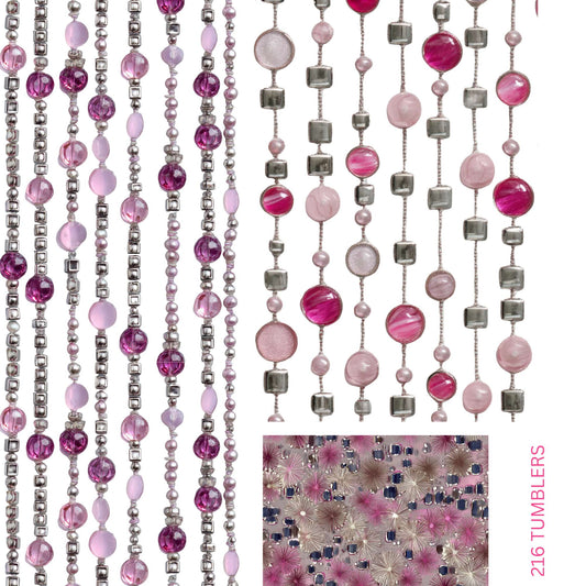 710 SHADES OF PINK DANGLES - 216 Tumblers