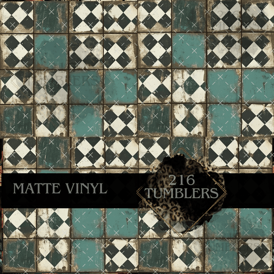 713 GRUNGE CHECKERED - 216 Tumblers