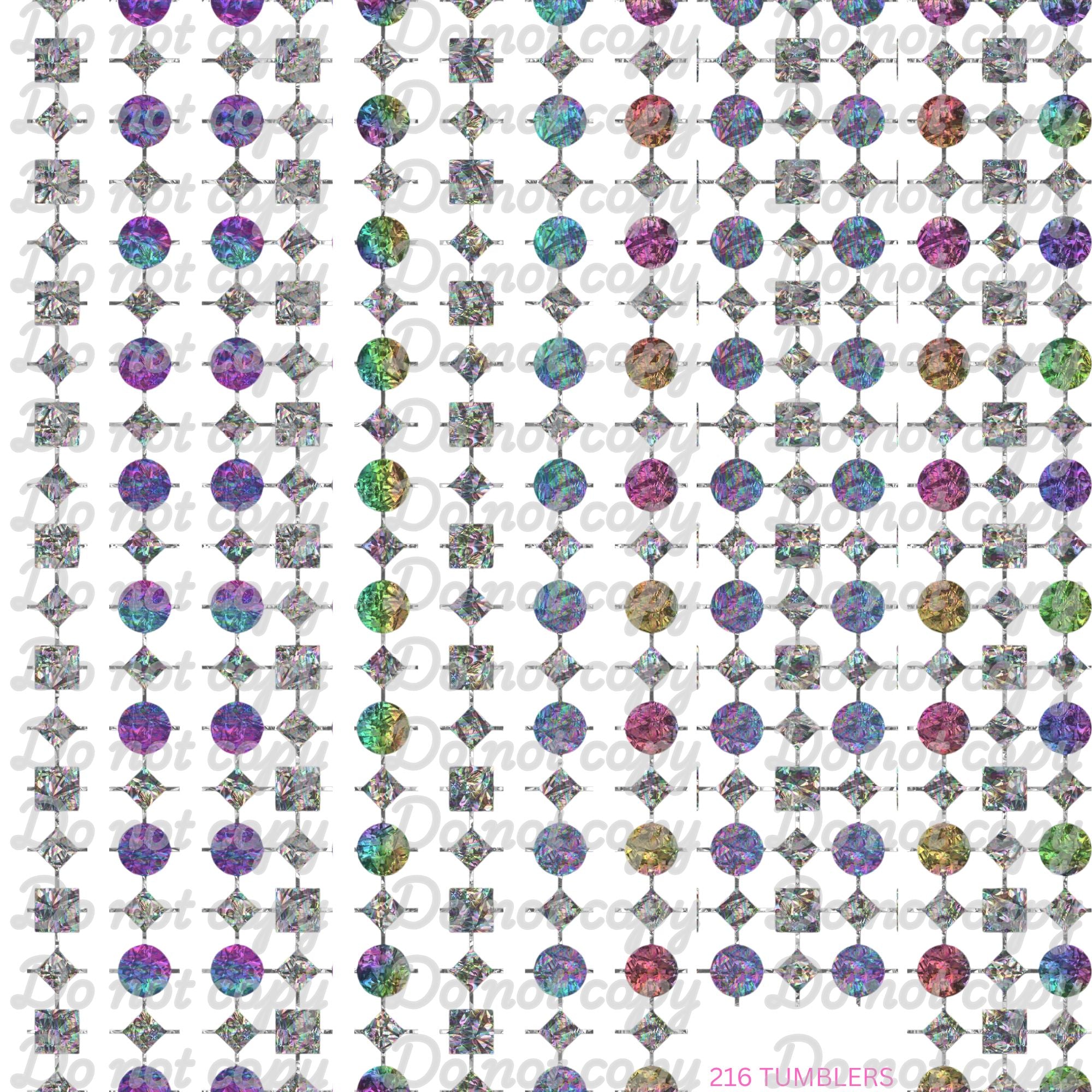 728 GEMSTONES - 216 Tumblers
