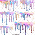 743 PASTEL DRIPS - 216 Tumblers