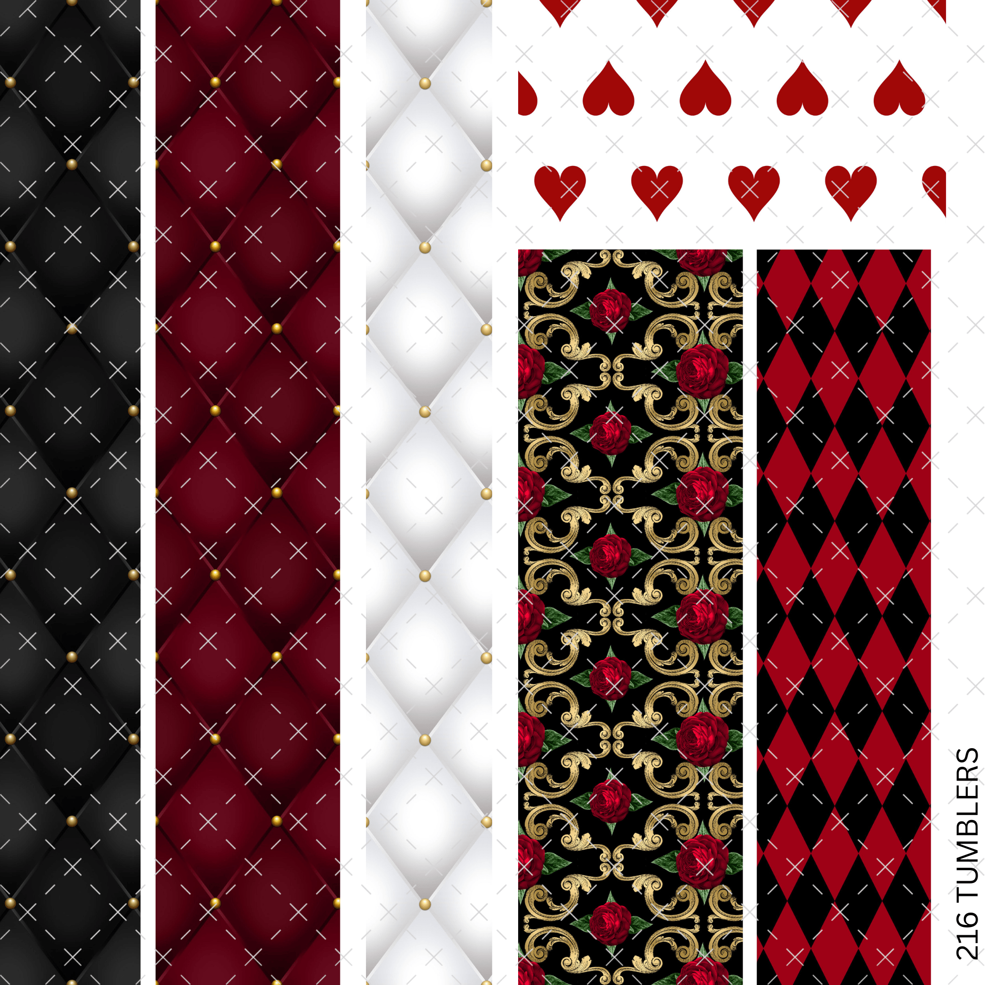 750 DARK ALICE - 216 Tumblers