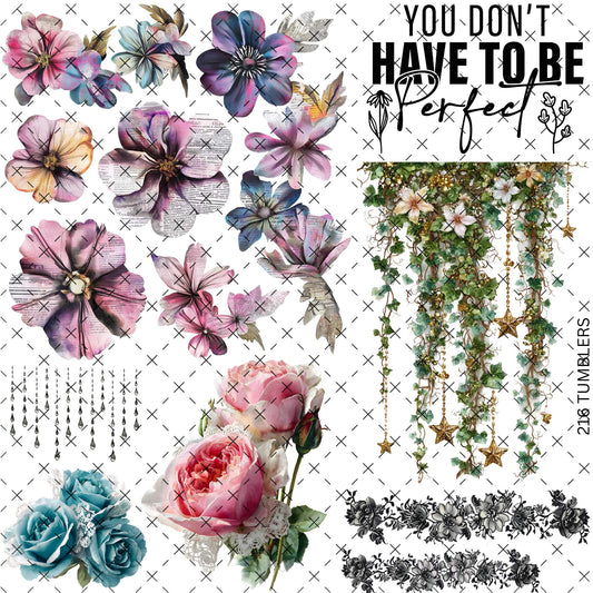 758 YOU DON'T HAVE TO BE PERFECT - 216 Tumblers