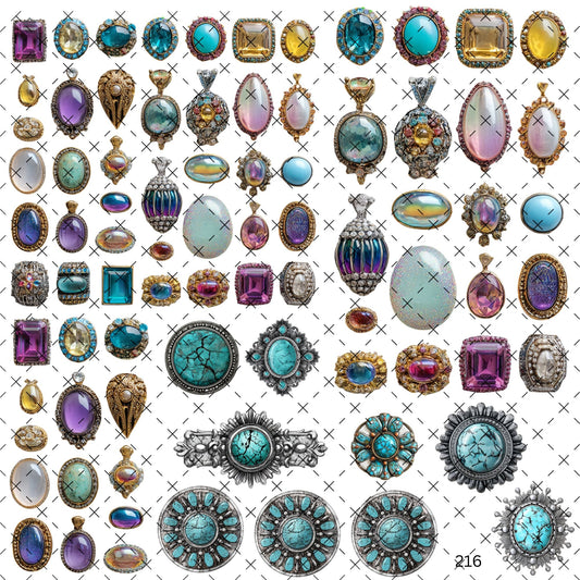 774 GEMSTONES - 216 Tumblers